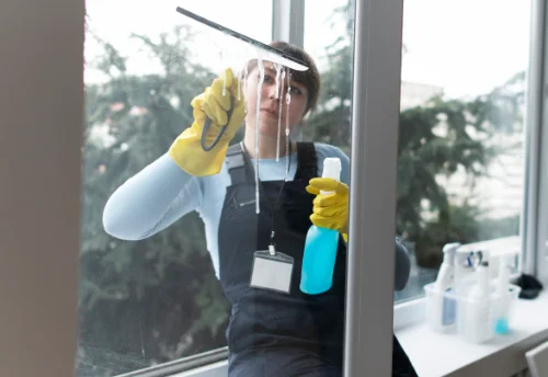 Nettoyage de vitres intérieures et extérieures à Montpensier